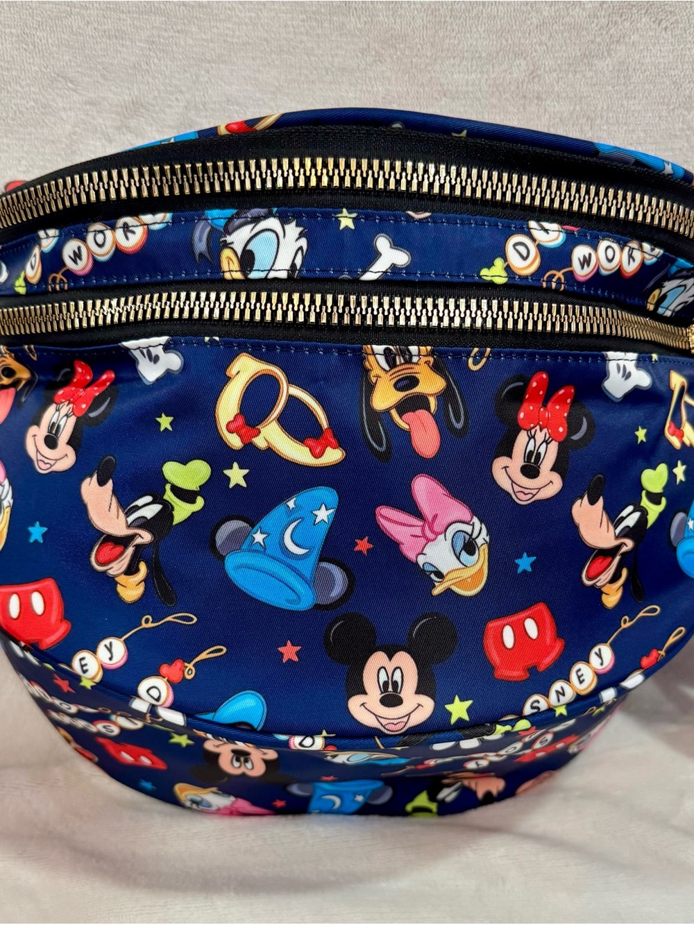 New Blue Mouse Crossbody Bum Bag long strap size inclusive
